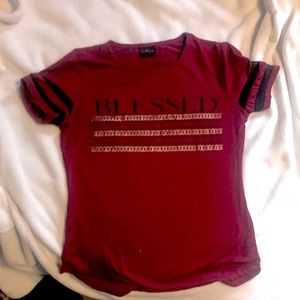 “BLESSED” short sleeve shirt